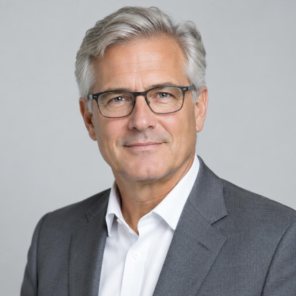 Portrait of a senior male researcher
