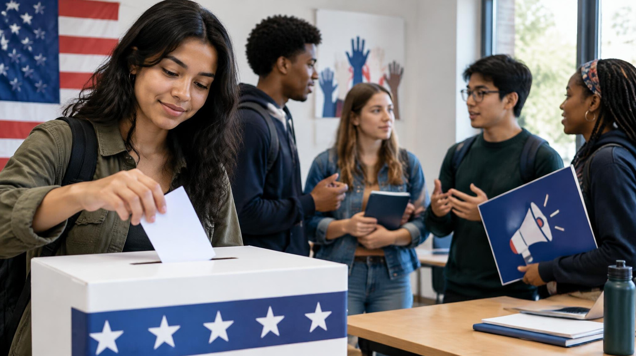 young people voting